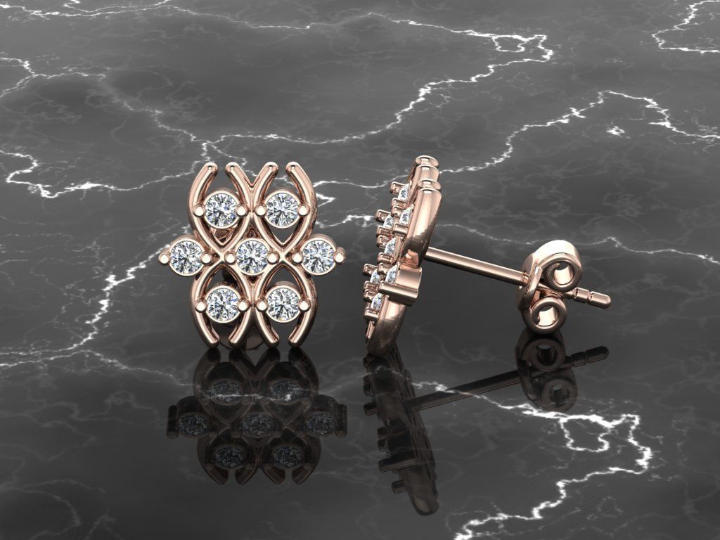 Earring Jewelry 3D print model_5