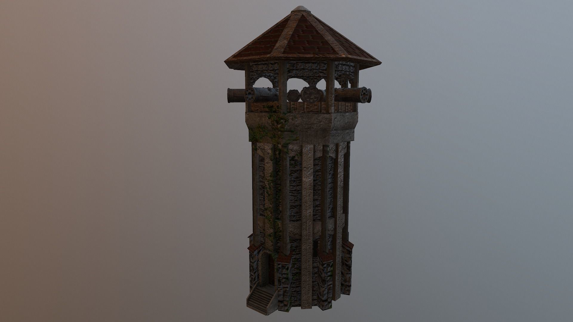 Archer Tower Level 15 3D model_31