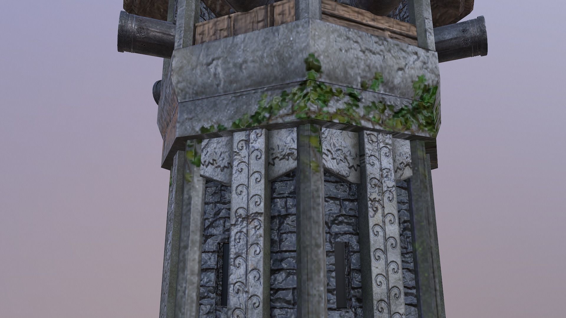 Archer Tower Level 15 3D model_9