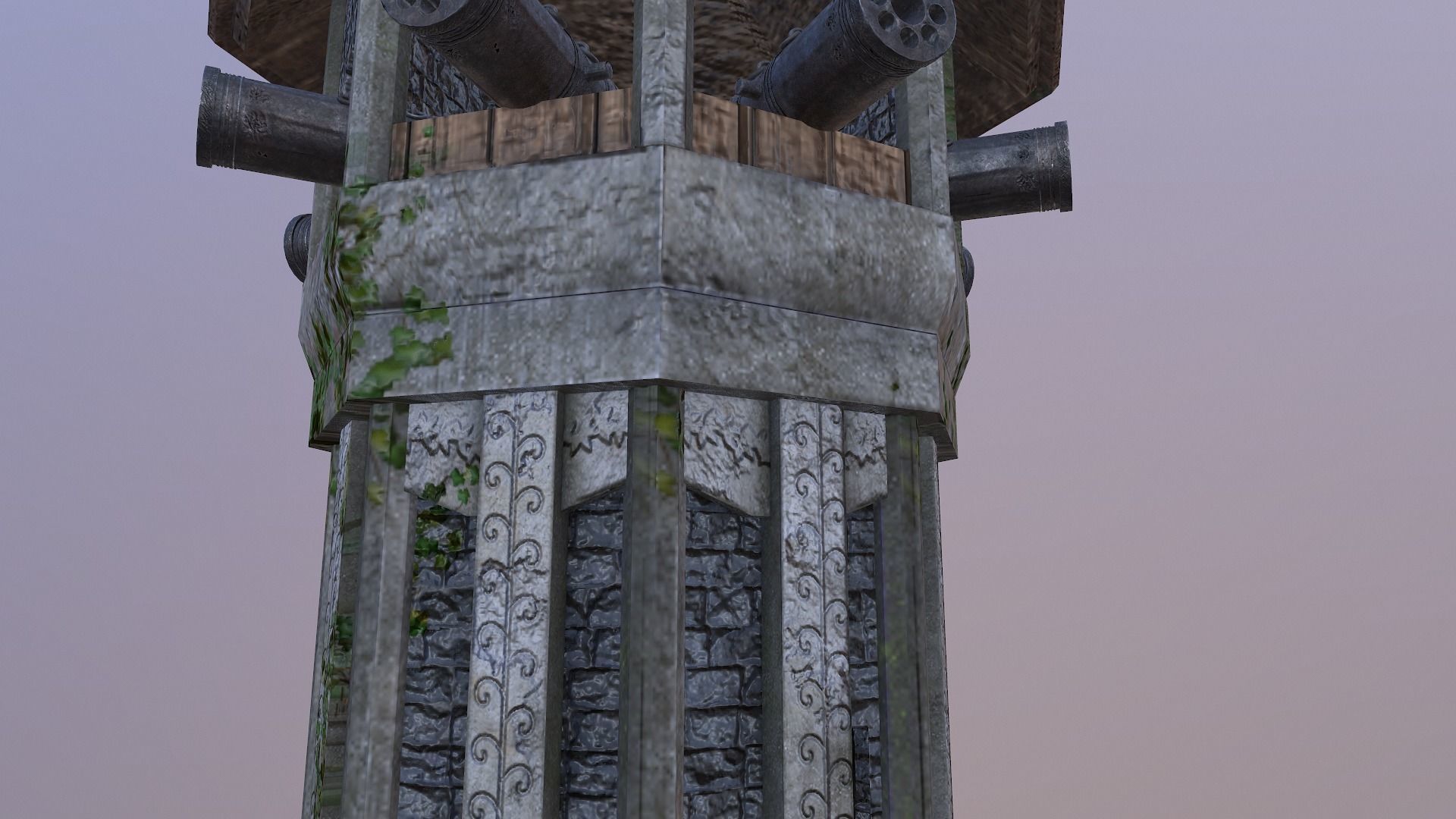 Archer Tower Level 15 3D model_10