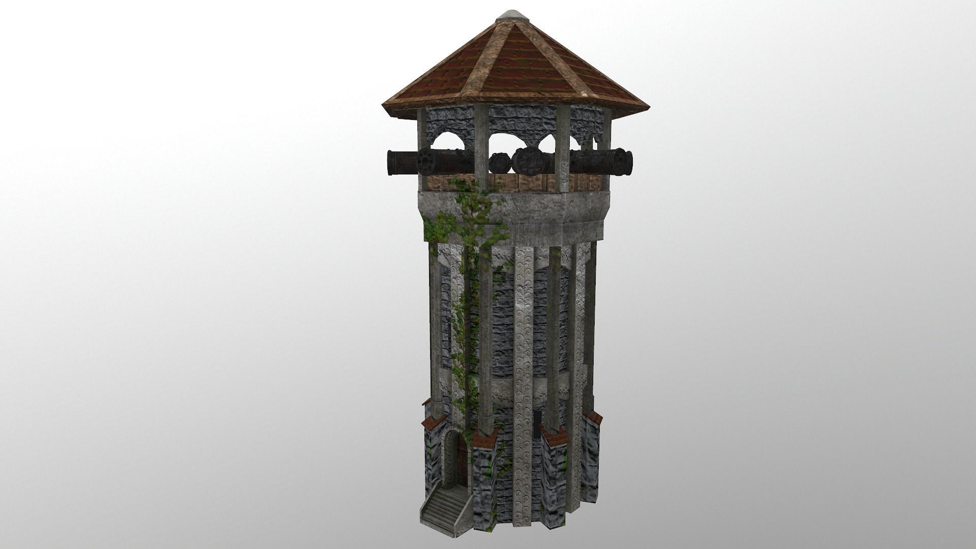 Archer Tower Level 15 3D model_25