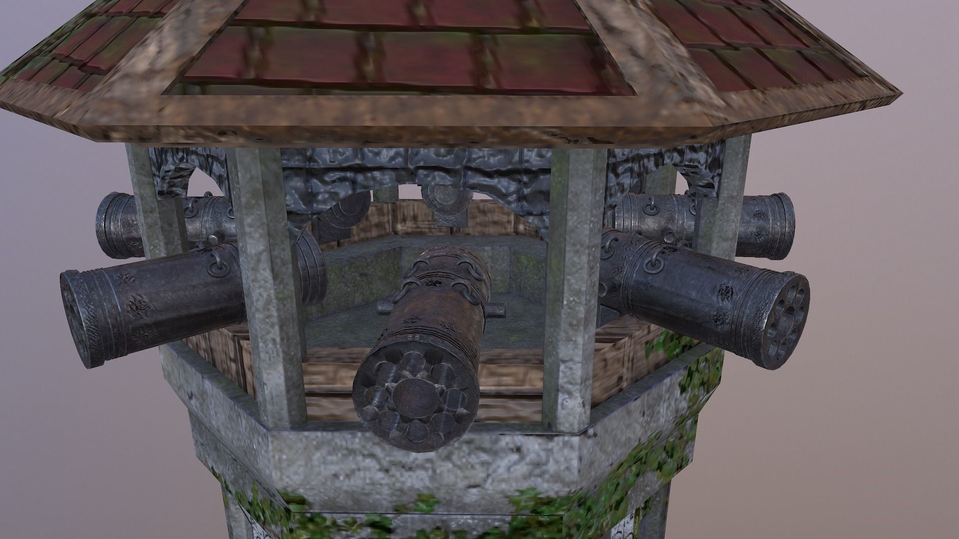 Archer Tower Level 15 3D model_8