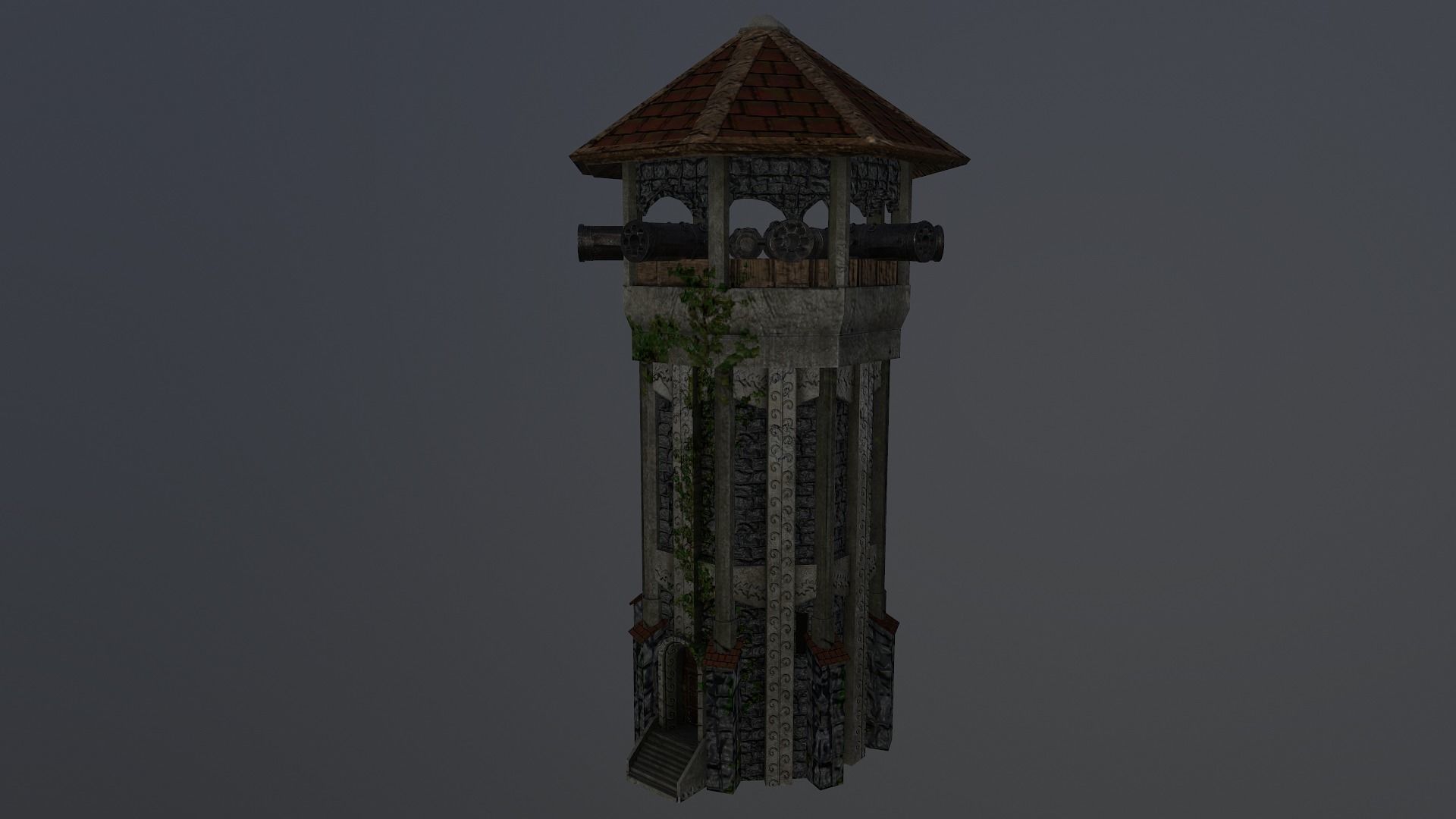 Archer Tower Level 15 3D model_20
