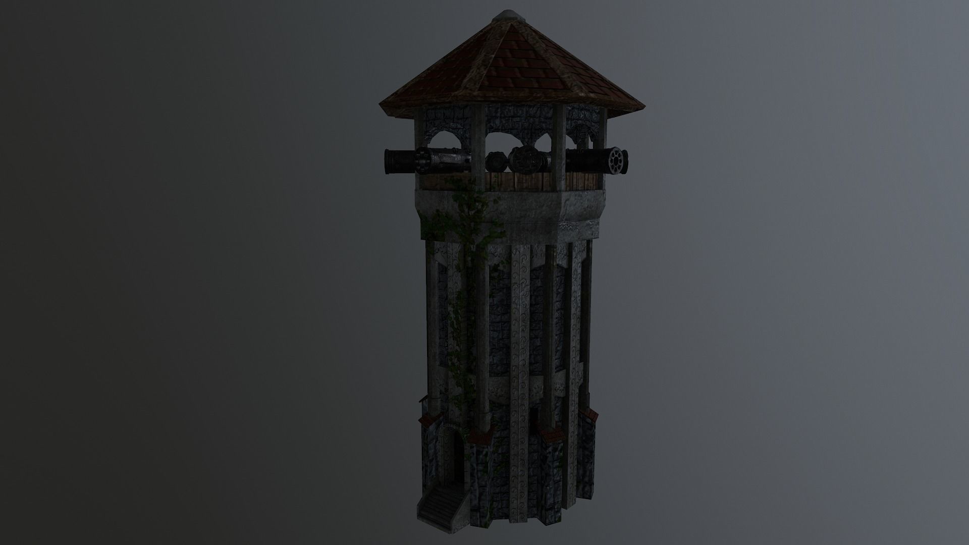 Archer Tower Level 15 3D model_27