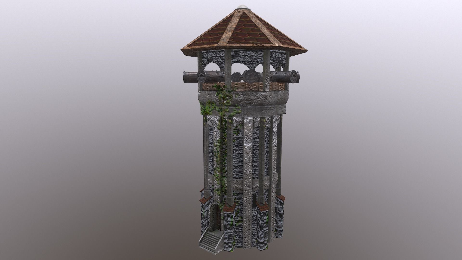 Archer Tower Level 15 3D model_34