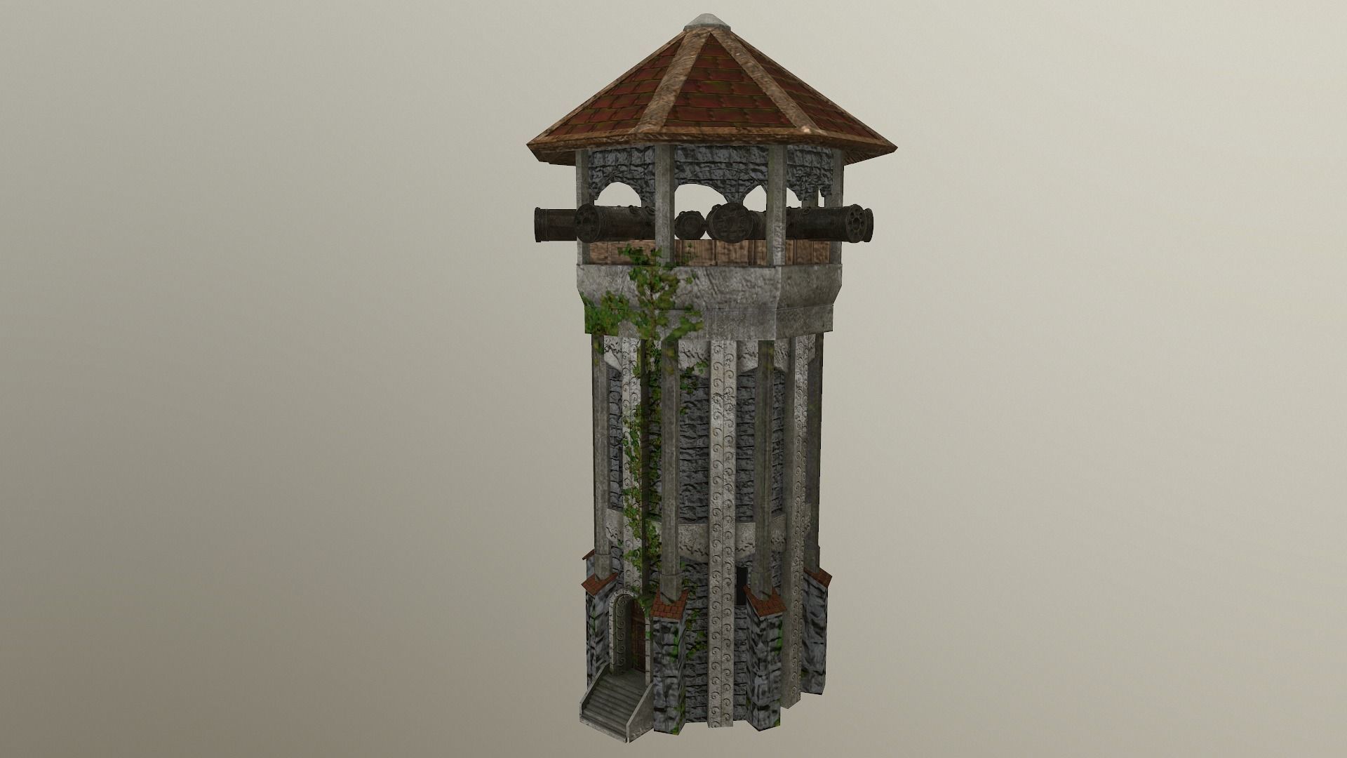 Archer Tower Level 15 3D model_33