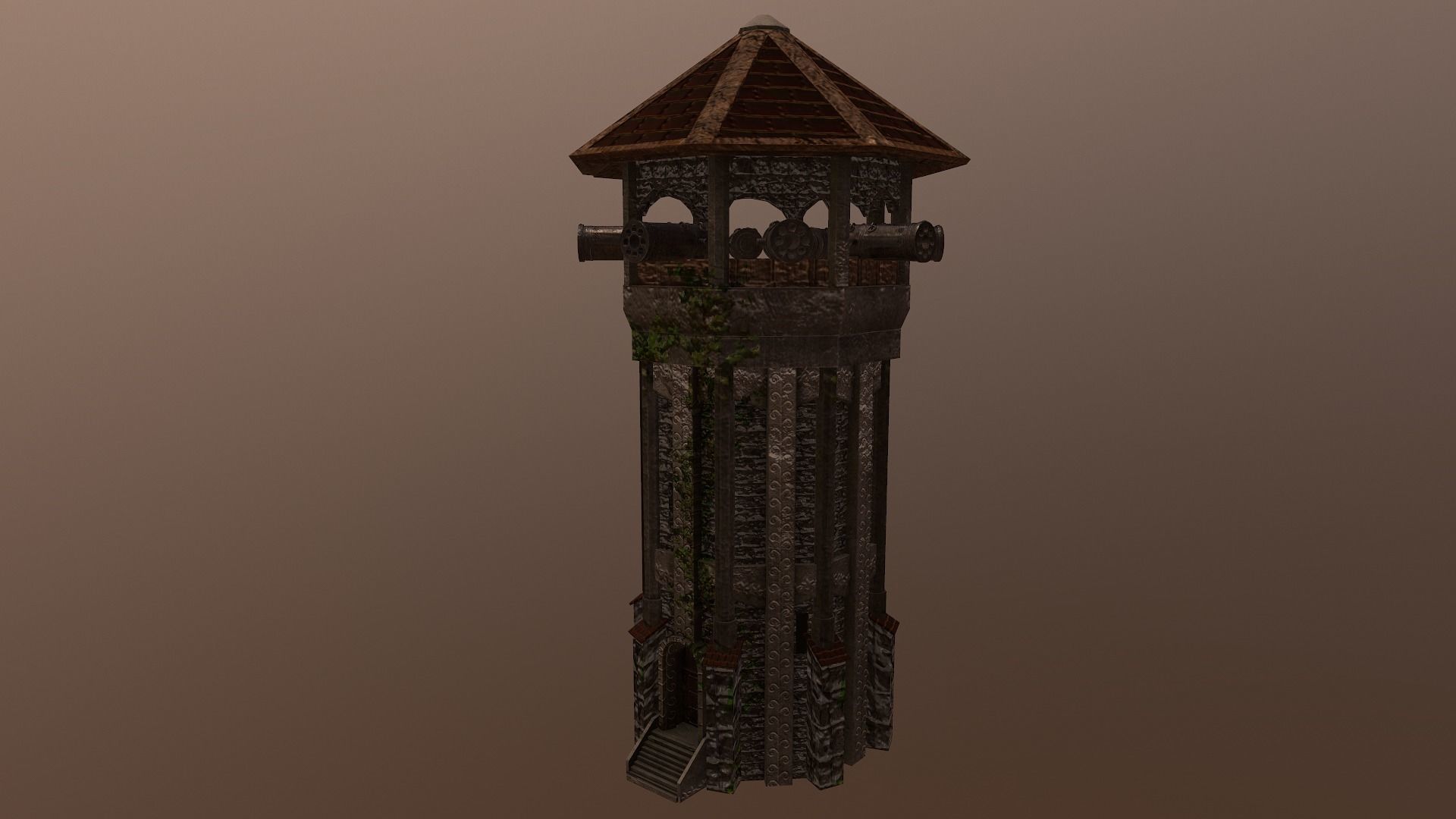 Archer Tower Level 15 3D model_23