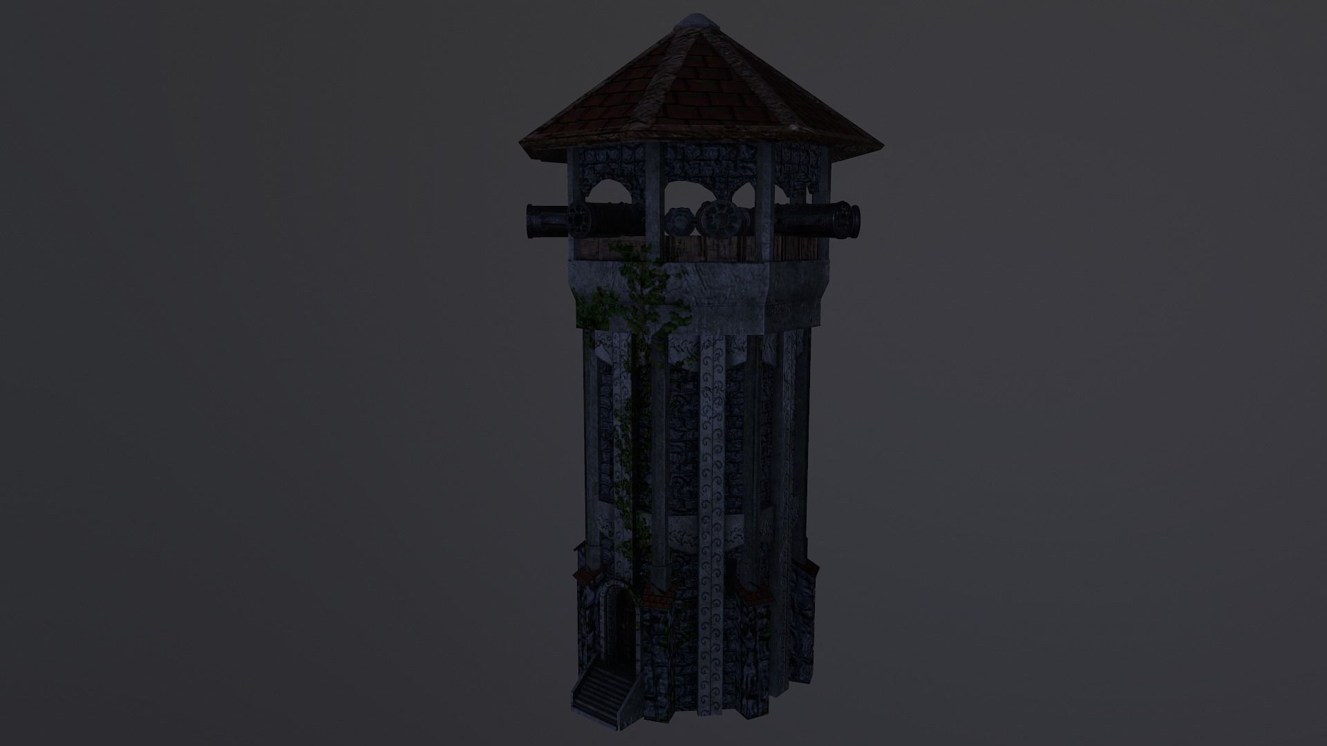 Archer Tower Level 15 3D model_17