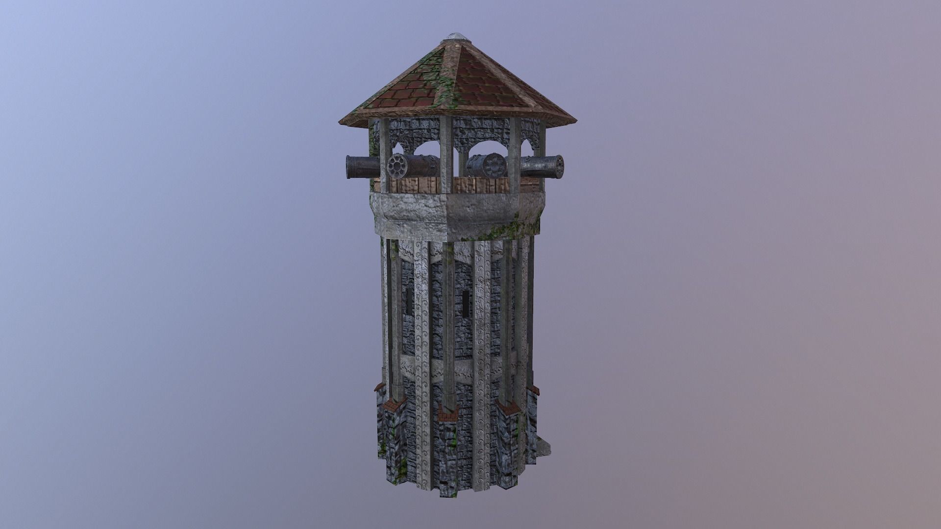 Archer Tower Level 15 3D model_6