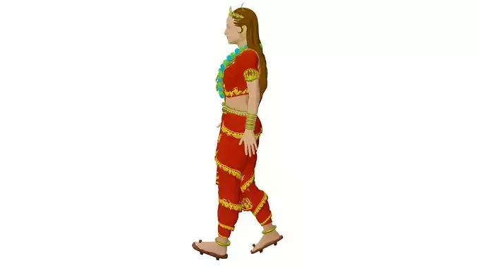 Devi walking 