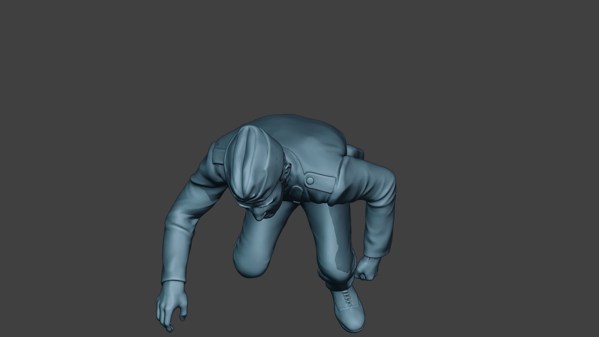 German Tank Crew unit ww2 OnTank GTC1 3D print model_14