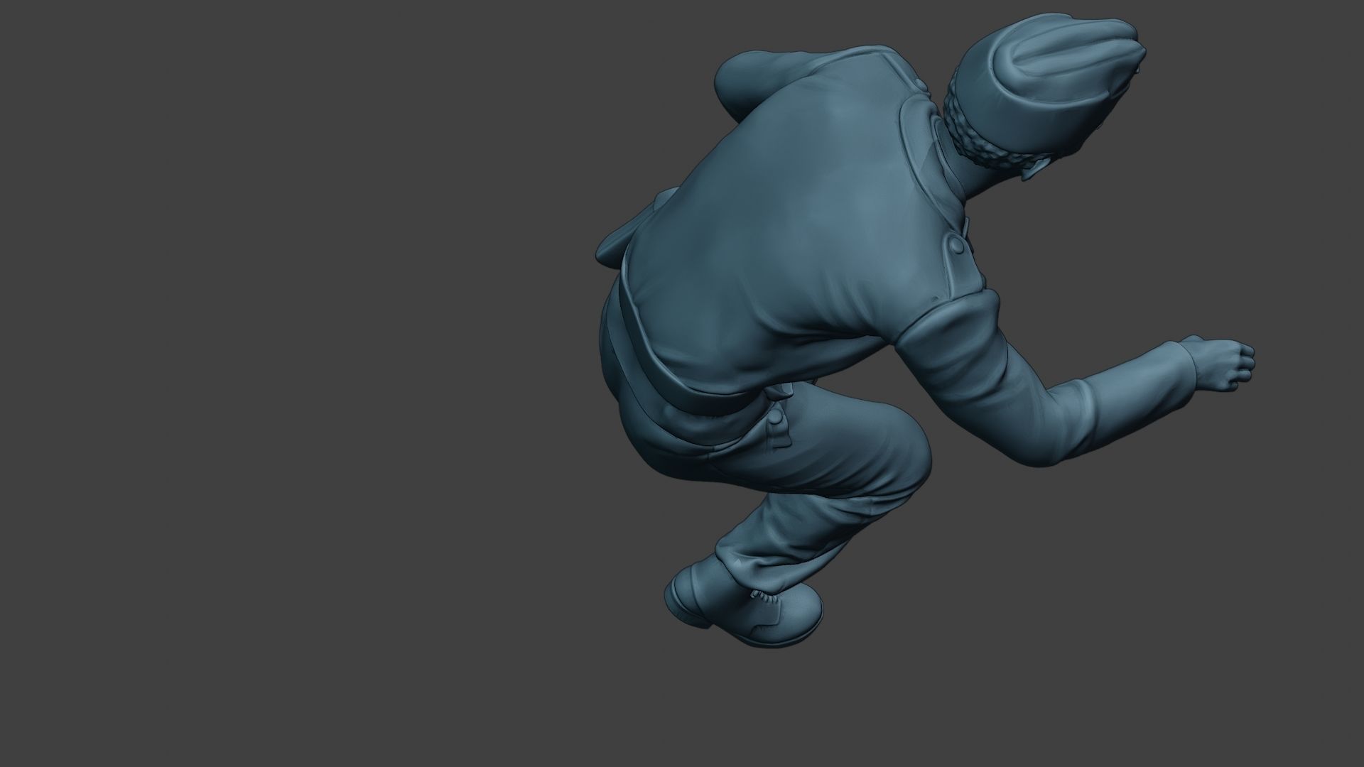 German Tank Crew unit ww2 OnTank GTC1 3D print model_23