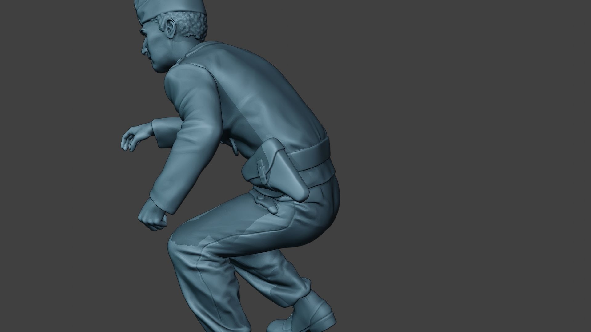 German Tank Crew unit ww2 OnTank GTC1 3D print model_26