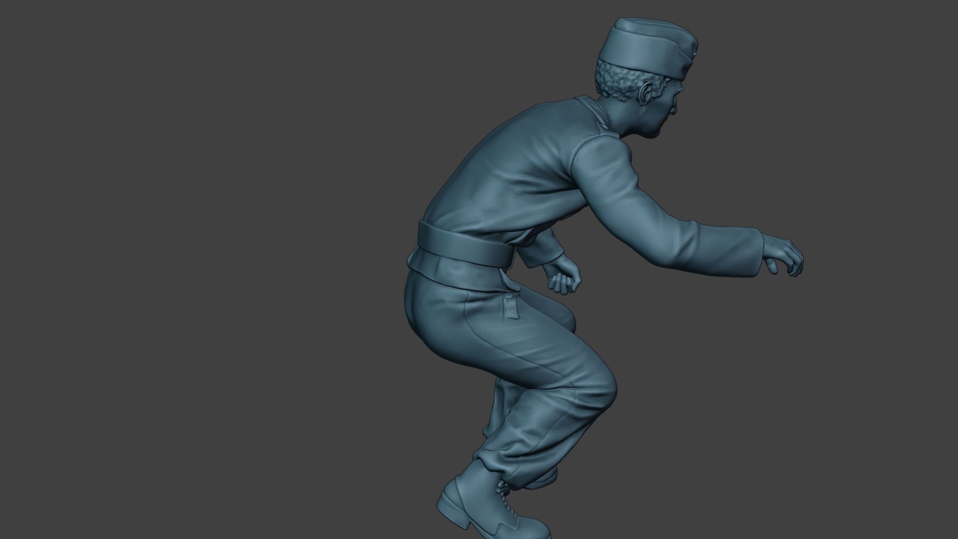 German Tank Crew unit ww2 OnTank GTC1 3D print model_31