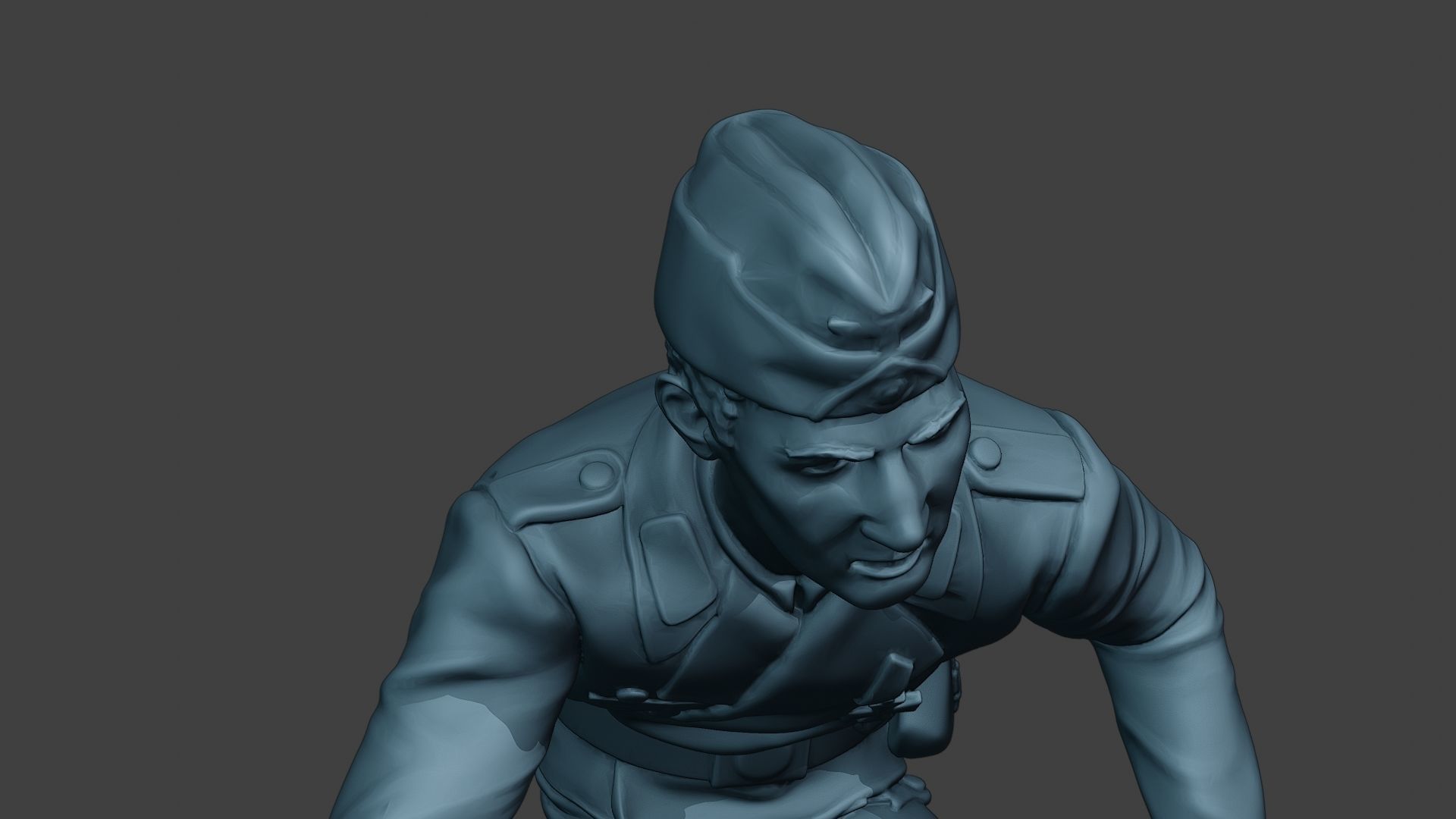 German Tank Crew unit ww2 OnTank GTC1 3D print model_19