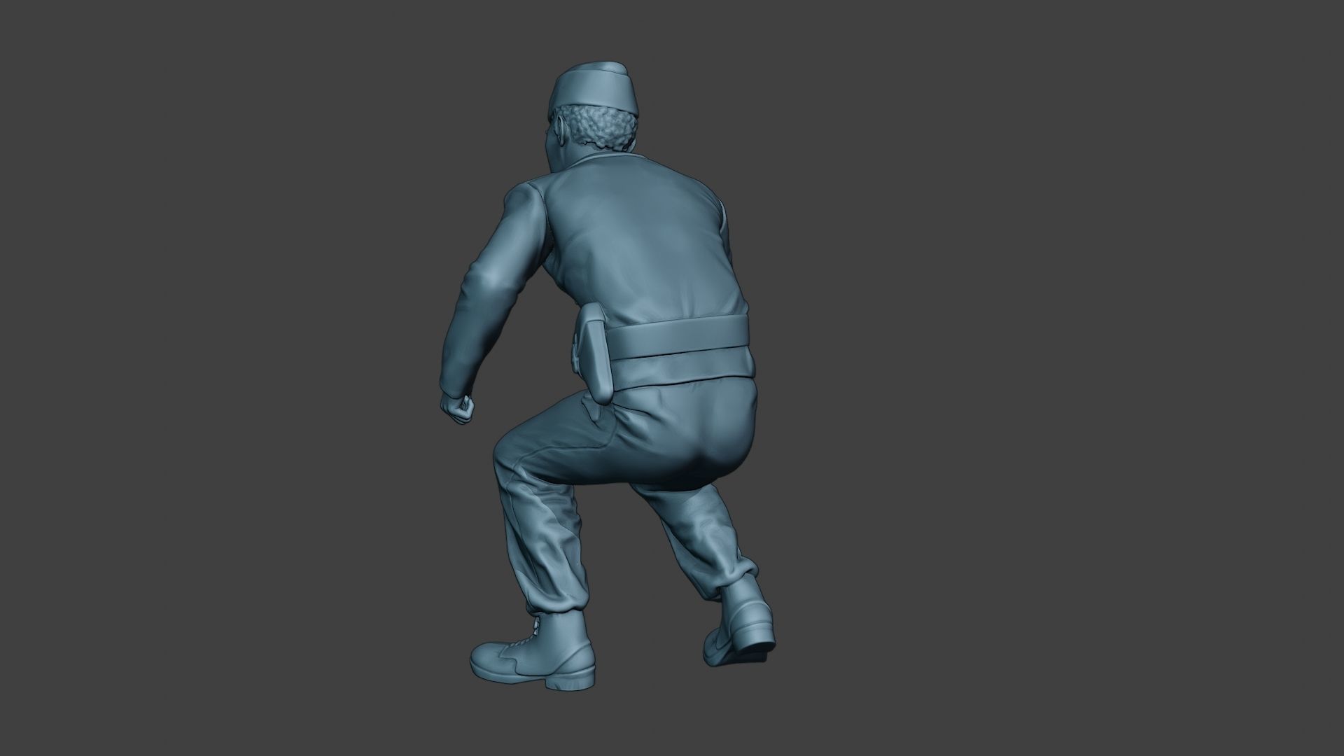 German Tank Crew unit ww2 OnTank GTC1 3D print model_5