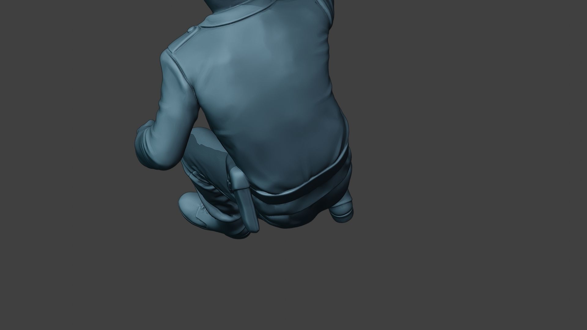 German Tank Crew unit ww2 OnTank GTC1 3D print model_16