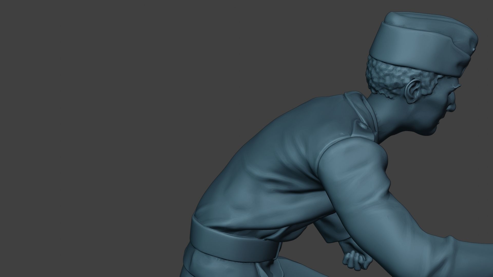 German Tank Crew unit ww2 OnTank GTC1 3D print model_20