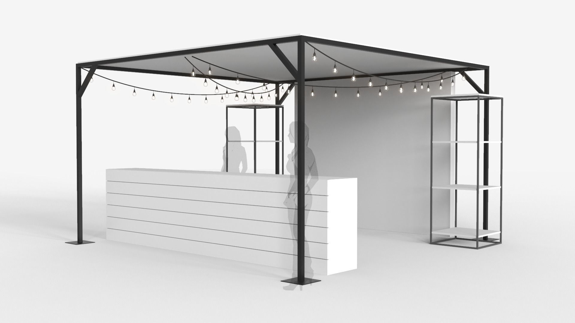 Stand Bar 1 3D model_2