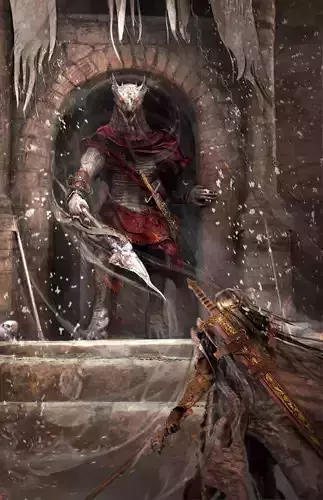 Lizard man Arena warrior and Monster Kit bash 3D