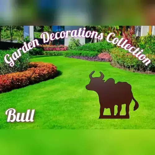 Wonderful Artificial Bull Home and Garden Outdoor Lawn Decor 3D model