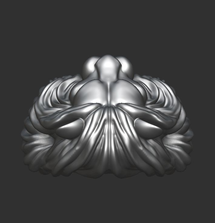 Lion Ring 3D print model_2