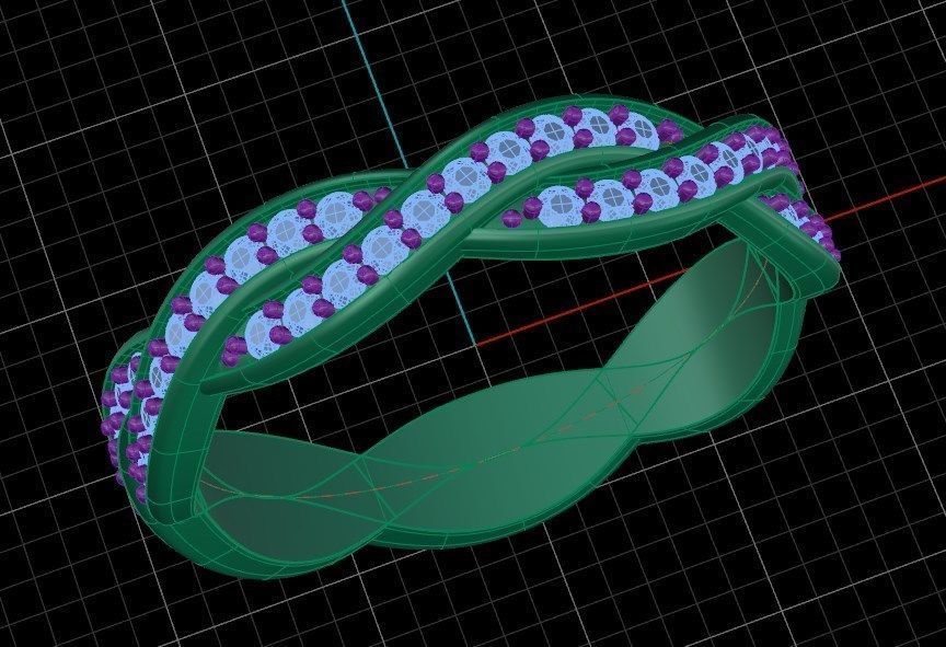 Ring iz 9 3D print model_11