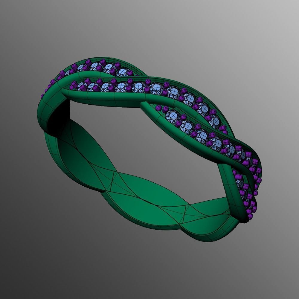 Ring iz 9 3D print model_2