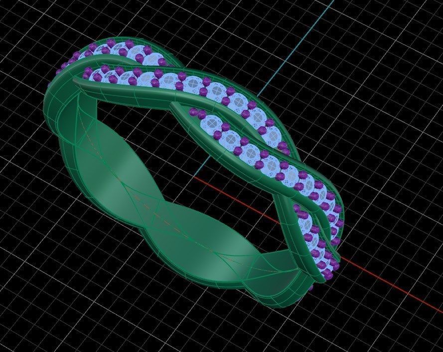 Ring iz 9 3D print model_9