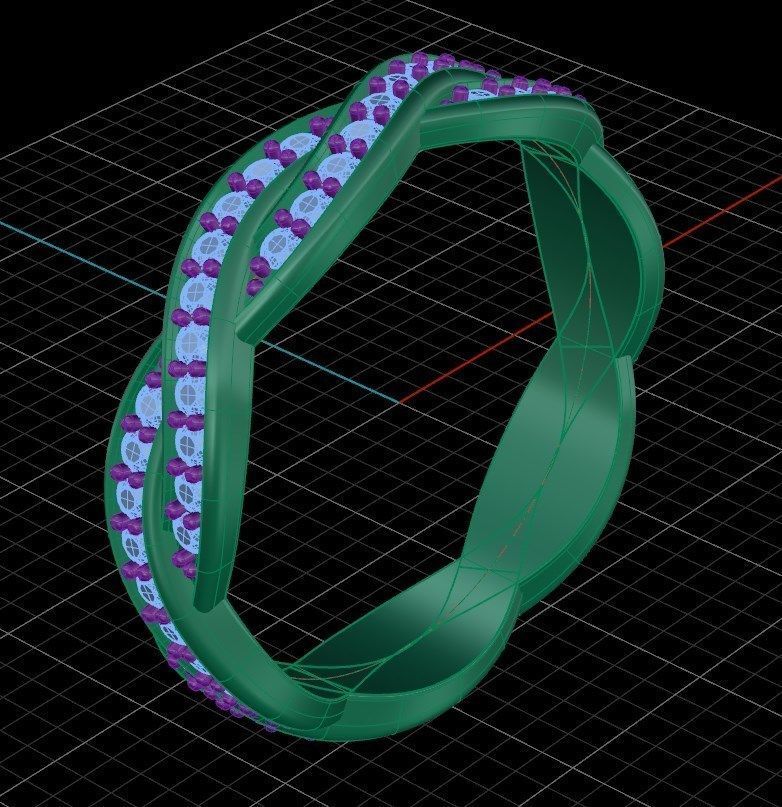 Ring iz 9 3D print model_10
