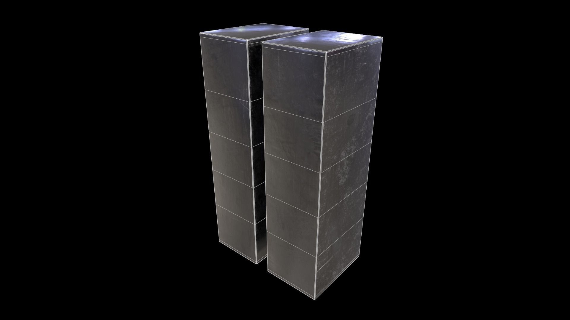 Cabinet V1 - 010 Low-poly 3D model_15