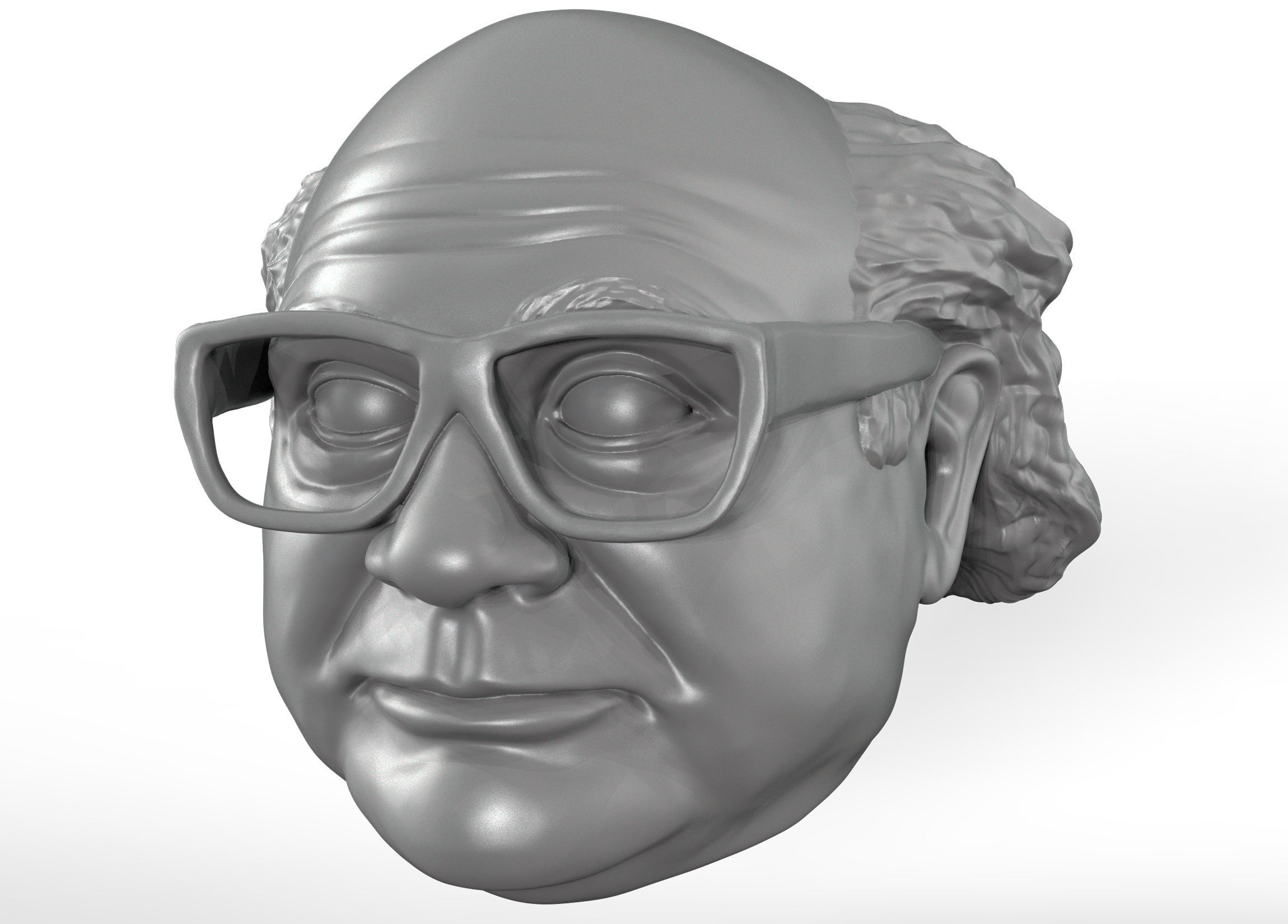 Dani De Kito action figure 3D printable file head 3D print model_9