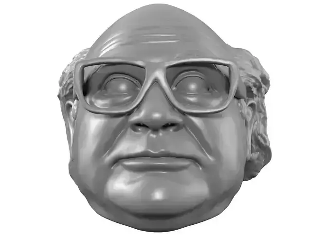 Dani De Kito action figure 3D printable file head 3D print model Dani De Kito action figure 3D printable file head 3D print model