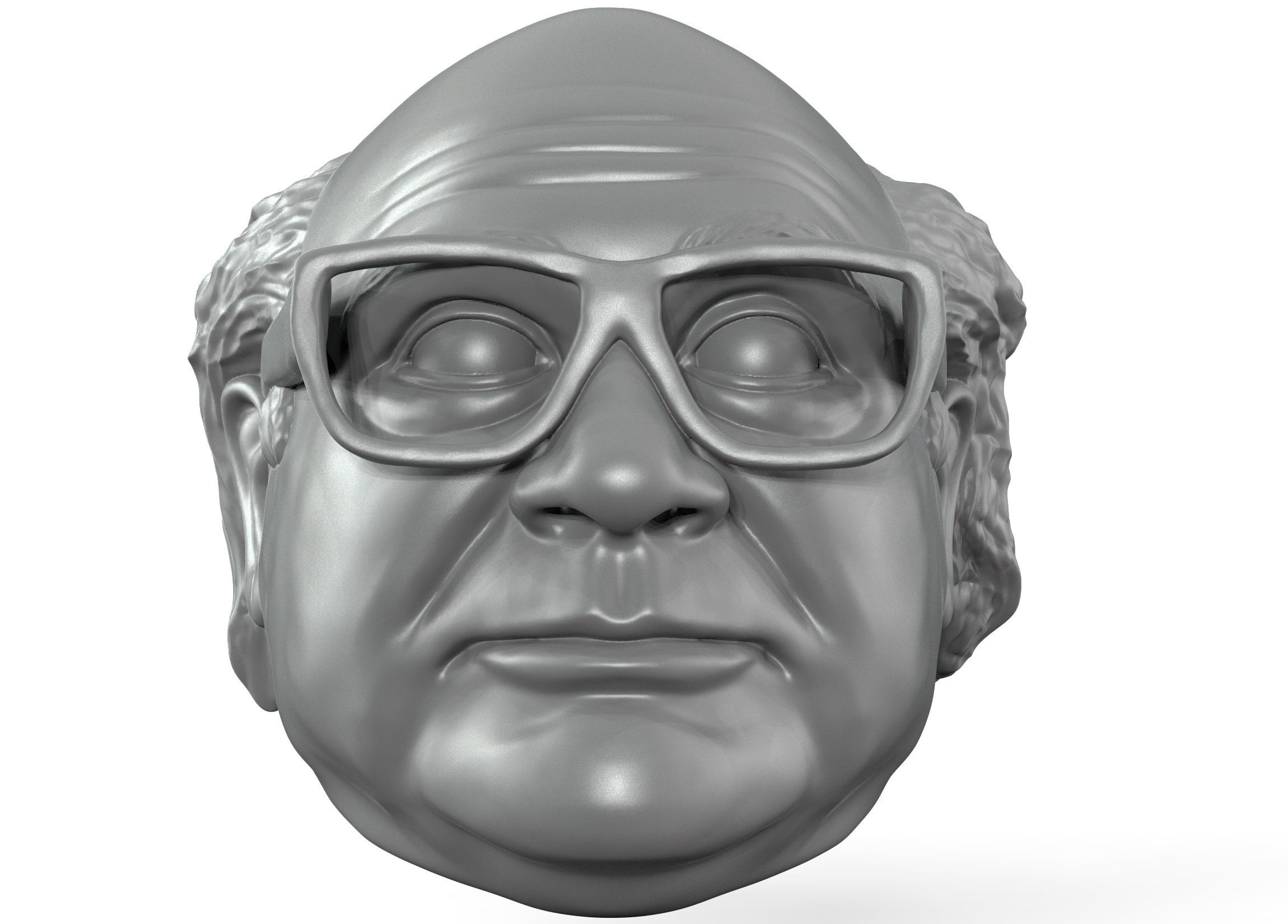 Dani De Kito action figure 3D printable file head 3D print model_2