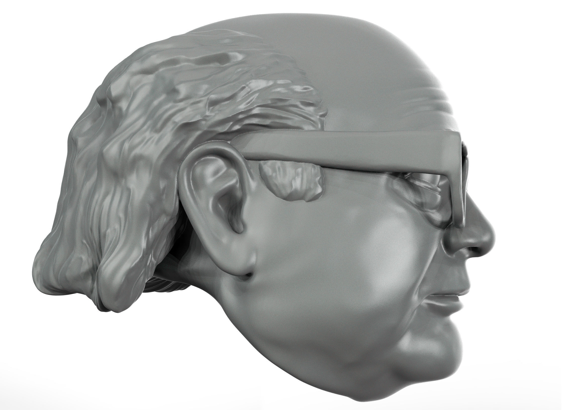 Dani De Kito action figure 3D printable file head 3D print model_8