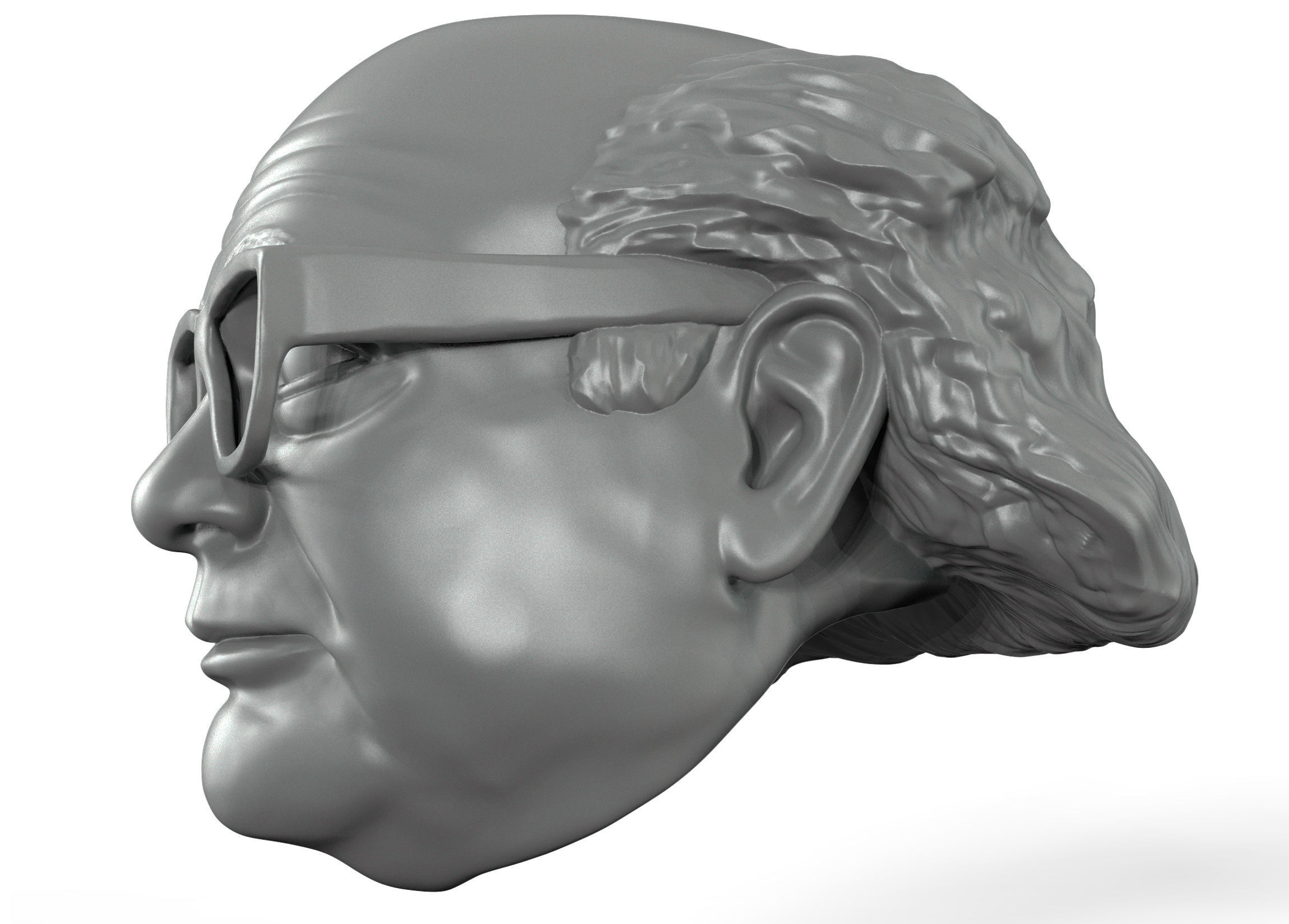 Dani De Kito action figure 3D printable file head 3D print model_1