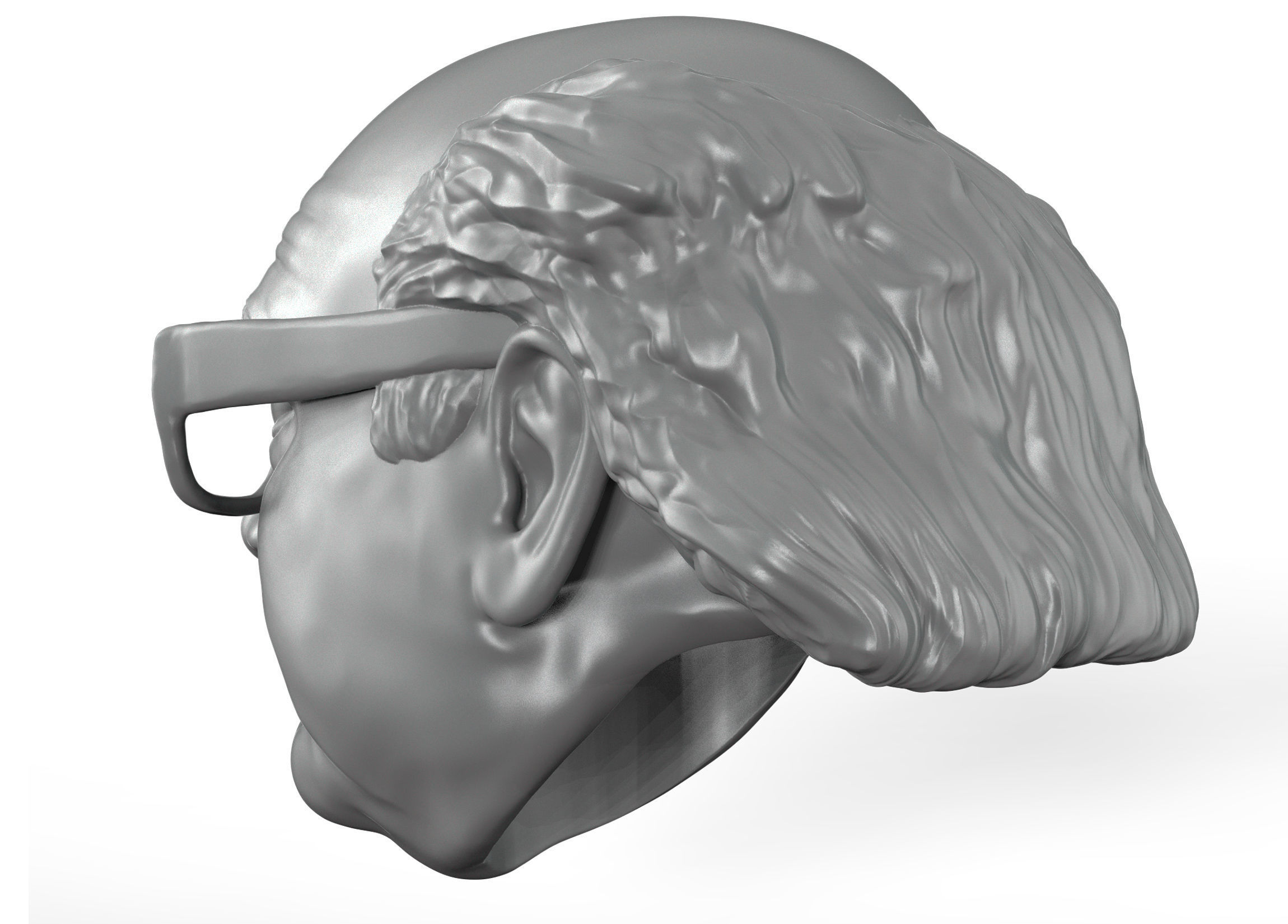 Dani De Kito action figure 3D printable file head 3D print model_4