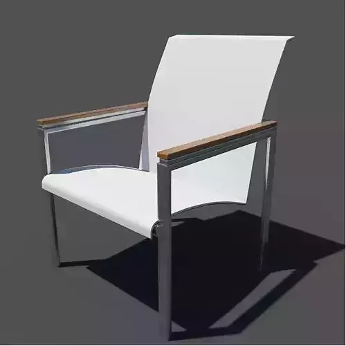 Tivoli Stackable Patio Chair by Kingsley Bate 3D model