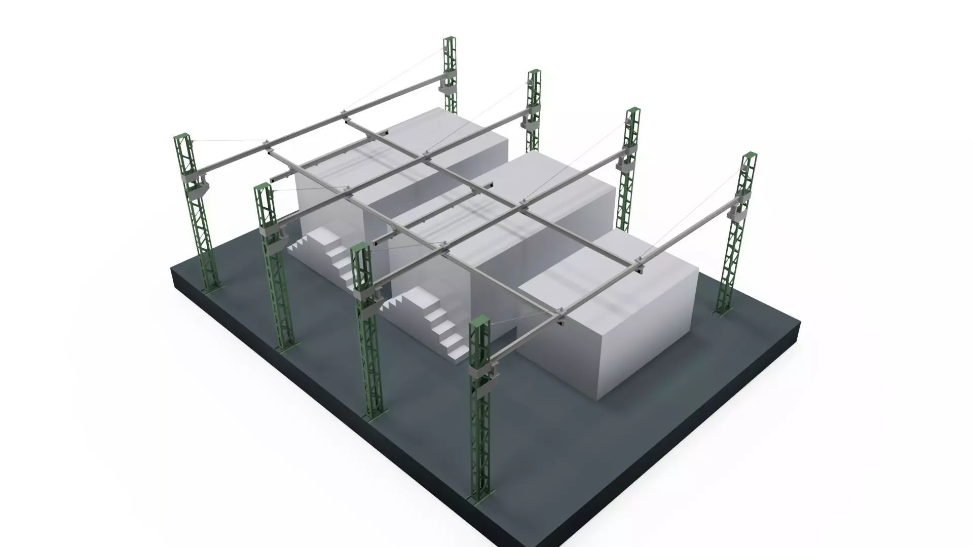 crane system 3D model_0