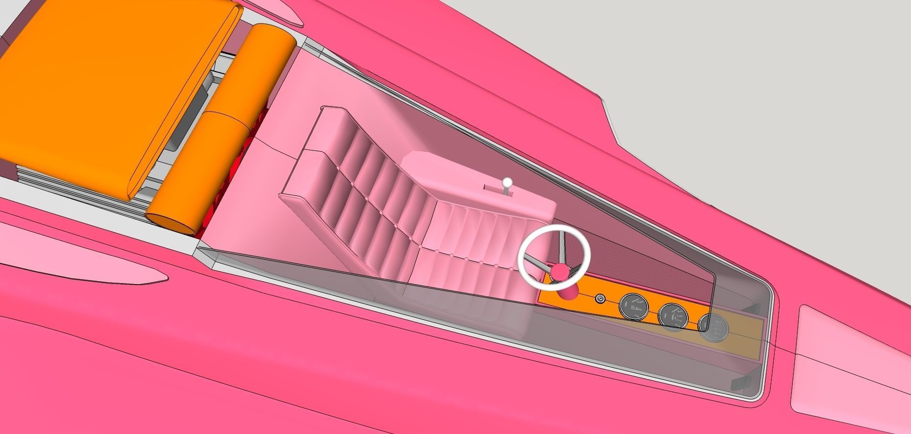 Panthermobile from pink panther 3D model_25