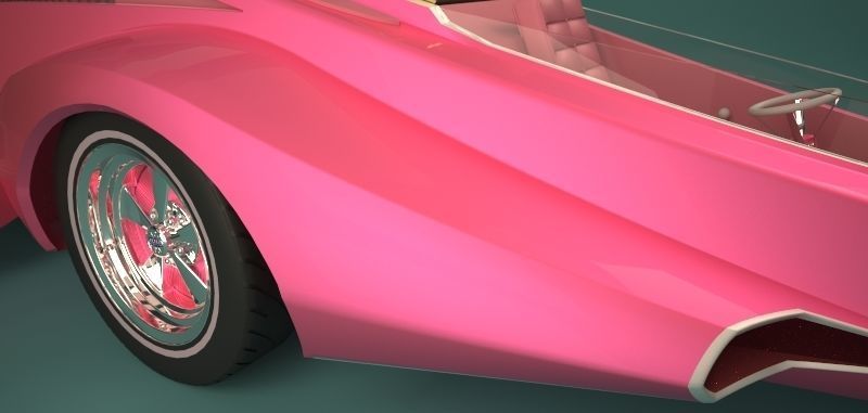Panthermobile from pink panther 3D model_16