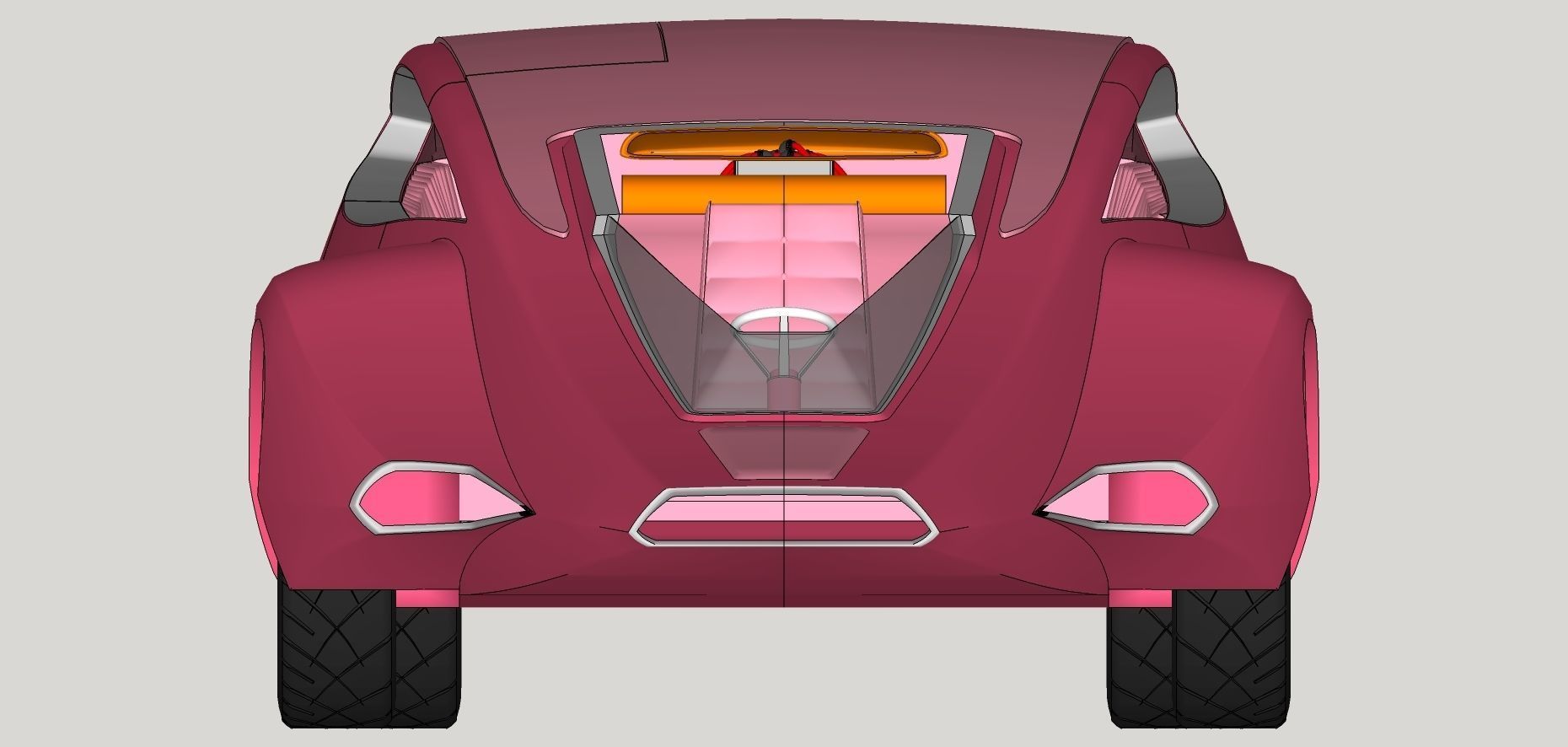 Panthermobile from pink panther 3D model_28
