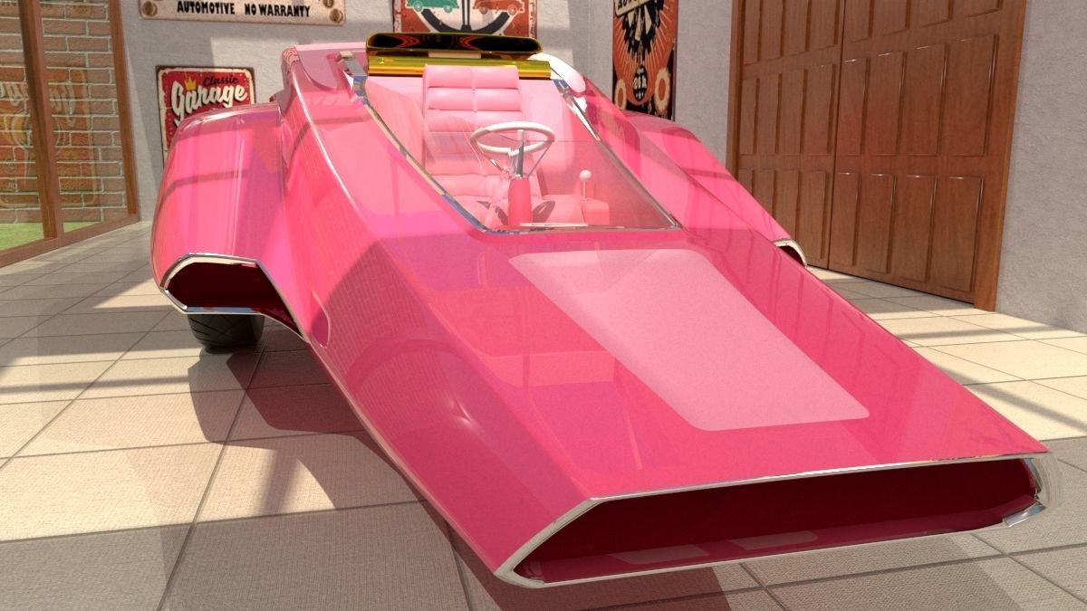 Panthermobile from pink panther 3D model_3