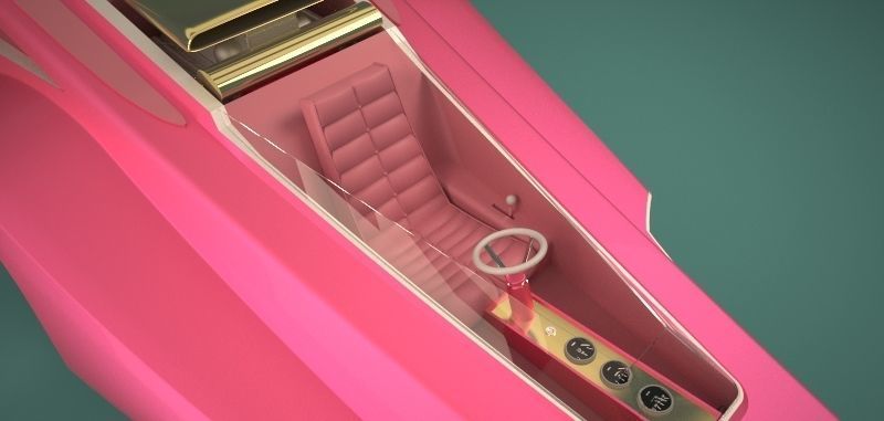 Panthermobile from pink panther 3D model_13