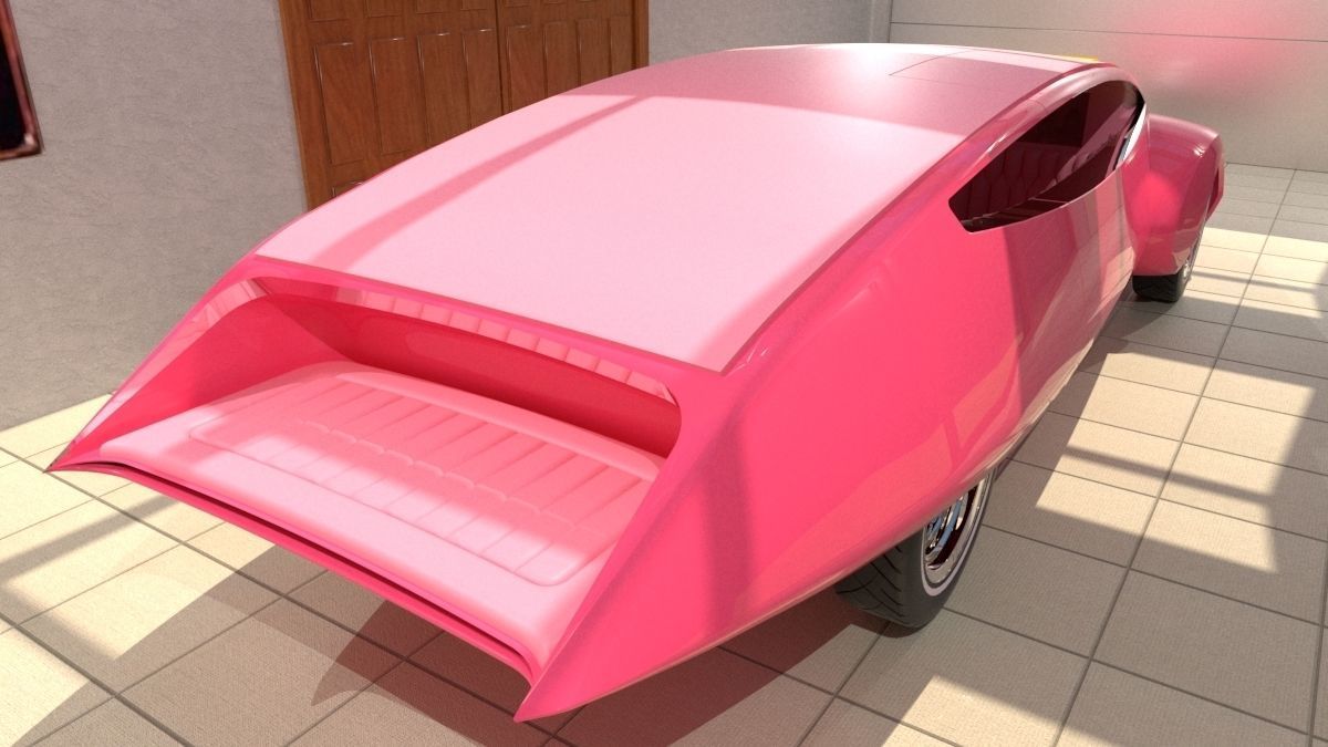 Panthermobile from pink panther 3D model_1