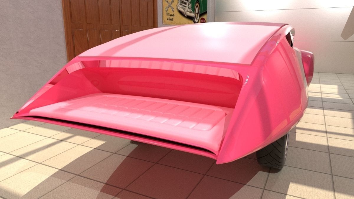 Panthermobile from pink panther 3D model_4