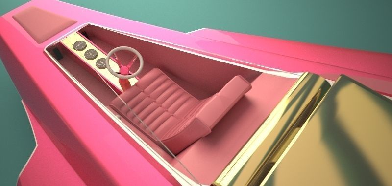 Panthermobile from pink panther 3D model_14