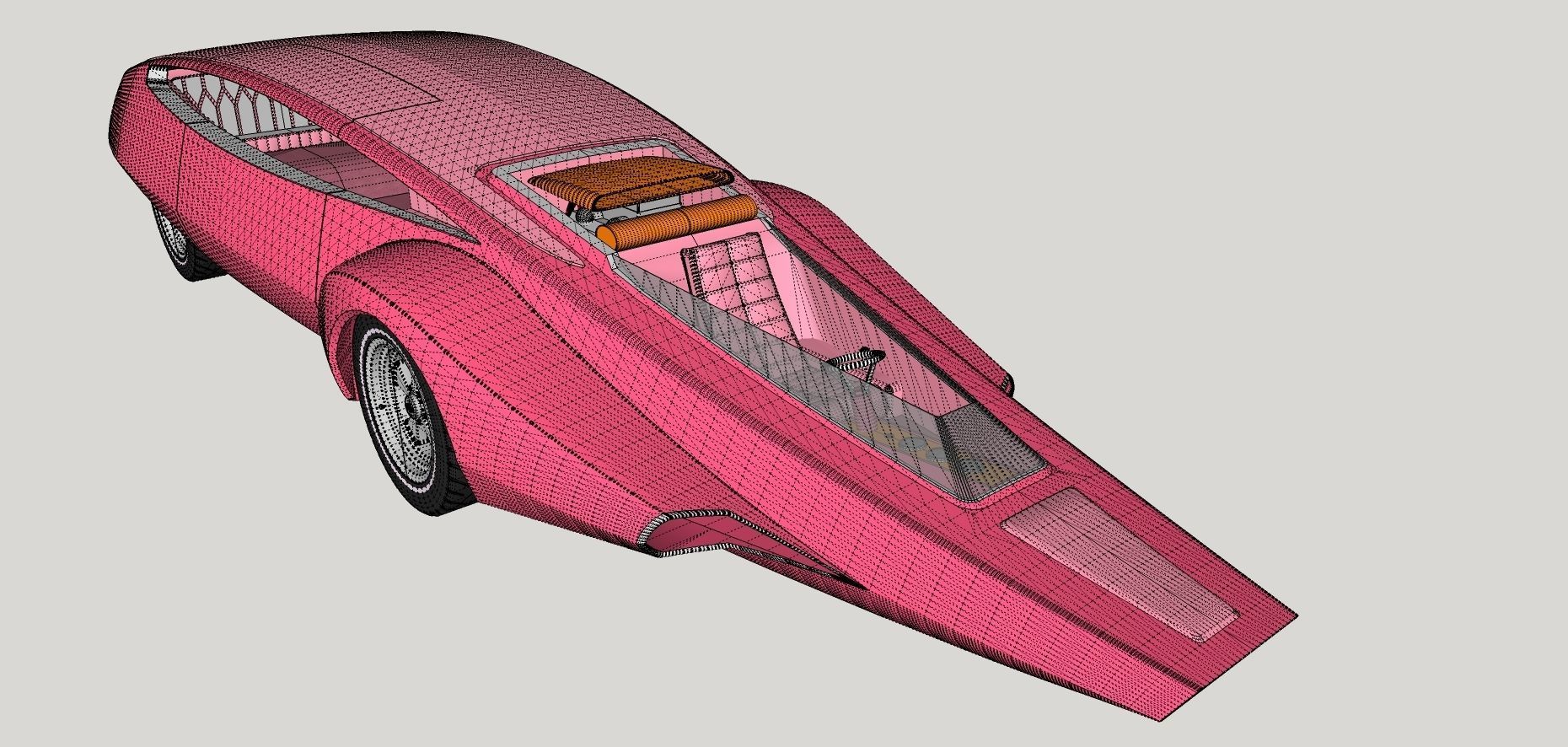 Panthermobile from pink panther 3D model_20