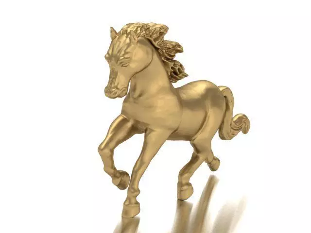 Horse pendant 3D print model