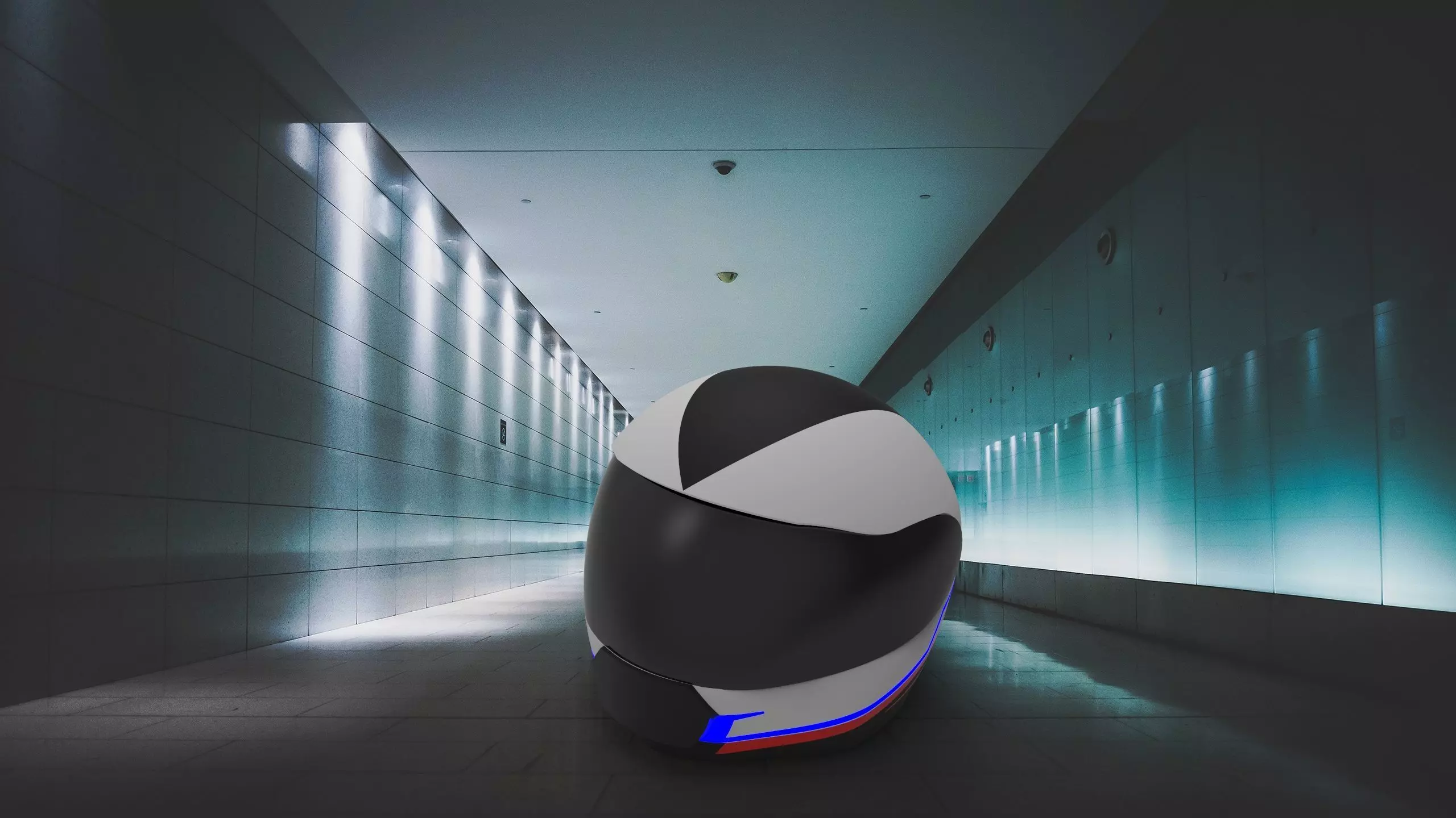 Tron Helmet 3D model